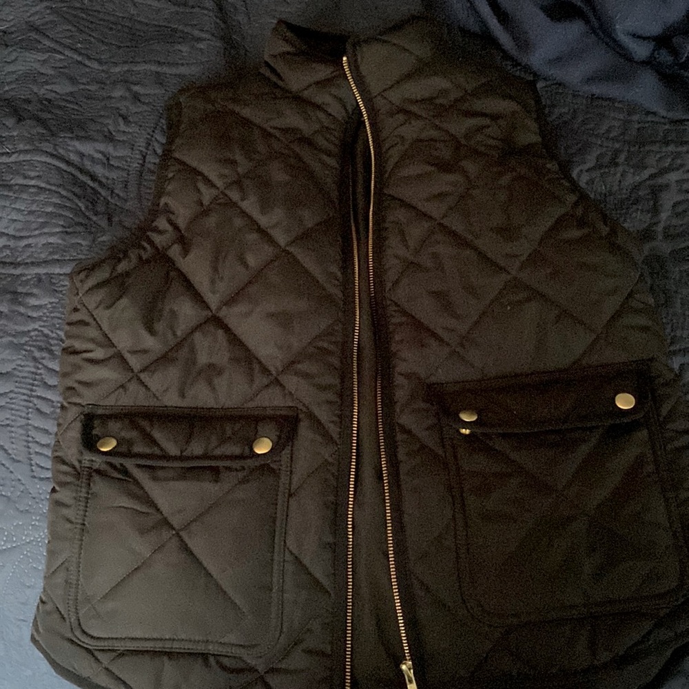 Black Jcrew sz m vest